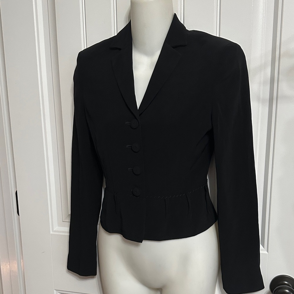 Vintage Moschino Cheap & Chic Black Jacket Blazer 8